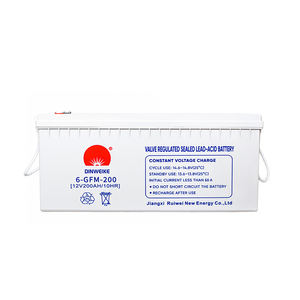 Batería de Gel AGM de Ciclo Profundo a <span class=keywords><strong>Precio</strong></span> de Fábrica, 12V 200Ah 120Ah, Batería de Plomo-Ácido Recargable para Sistema Fotovoltaico de Panel Solar - Product Image 4