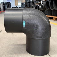Accesorios de Tubería de Fusión a Tope de HDPE PE100 PN16 SDR11 DN20-DN1600mm Moldeados por Inyección para Tuberías de Agua y Gas, Certificación CE, Directo de Fábrica