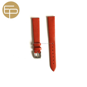 personalizado rojo diferentes colores 12 14 16 18 20 <span class=keywords><strong>22</strong></span> 24mm lagarto grano de cuero genuino reloj inteligente banda de <span class=keywords><strong>fitbit</strong></span> - Product Image 3
