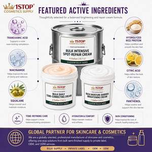Crème Éclaircissante Anti-Taches pour le Visage, Hydratant Illuminateur, Atténue le Mélasma, Unifie le Teint, Production Cosmétique - Product Image 3