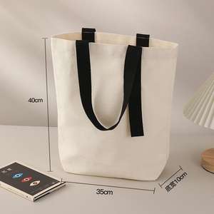 Sac fourre-tout en <span class=keywords><strong>toile</strong></span> de coton écologique polyvalent en gros Léger Pratique Logo de couleur personnalisé Bibliothèque Voyages Décontracté - Product Image 1