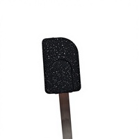 Spatule en silicone antiadhésive légère et écologique avec manche en nylon, résistante au lave-vaisselle, en acier inoxydable, pour la cuisine