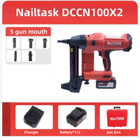 Nailtask DCCN100X2 Batterie au lithium Pistolet à clous sans fil Béton Brushless Pistolet électrique Cloueur