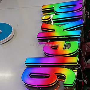 Letrero Comercial con Logotipo para Oficina, Interior/Exterior, Retroiluminado, Iluminado, Letrero Empresarial, Logotipo <span class=keywords><strong>de</strong></span> Pared, Letras <span class=keywords><strong>de</strong></span> Canal LED 3D - Product Image 1