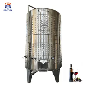 Easy To Operate 304 Stainless Steel Fermentation Tank Bioreactor Fermenter Wine Cooling Brewing System