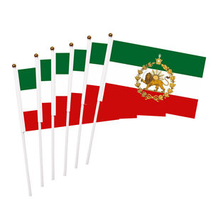 Bandera de <span class=keywords><strong>Persia</strong></span> con León Iraní 3x5 pies, Impresión por Sublimación Personalizada, Poliéster, Bandera Resistente al Sol, Asta de Aluminio, Ojales de Latón, Persa - Product Image 5