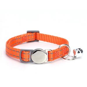 Collier souple et réglable pour chien de compagnie Collier pour chat de qualité supérieure avec collier à cloche pour chat échappé - Product Image 1