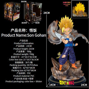 MS PVC 25cm Glow Action Figure collezione Anime personaggi palla Z-Vegetto tronchi Gotenks XENO Dr-Gonball Z modello da <span class=keywords><strong>Marvel</strong></span> - Product Image 5
