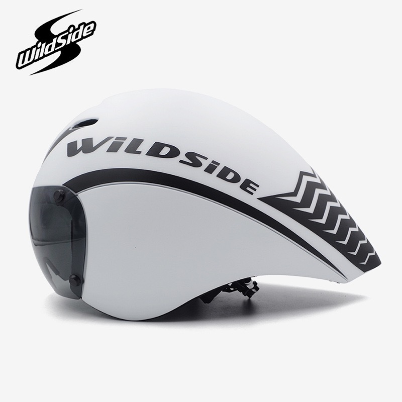 WILDSIDE Unisex Aero TT Helmet for Triathlon & Road Cycling - Top Grade Design in Parsnip Color, Perfect for Performance WILDSIDE Unisex Aero TT Helmet for Triathlon & Road Cycling - Top Grade Design in Parsnip Color, Perfect for Performance