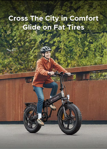 Bicicleta Eléctrica Plegable Engwe Ep-2 Pro, Envío Gratuito en la UE, 250w, 13ah, 48v, Neumáticos Gruesos, para Montaña, Ciudad y Carretera - Product Image 2