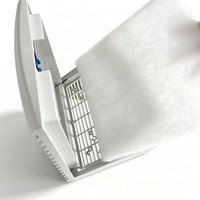 Filtre à air industriel à persiennes IP54 148,5*148,5mm bleu avec loquet, pour armoire, certifié CE