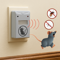Nouveau Répulsif Électrique Ultrasonique Anti-Souris et Insectes en ABS Solide, Prix Attractif