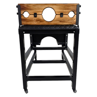 BDSM banc de fessée tabouret à genoux équipement retenue punition meubles Bondage chaise avec collier en bois manilles