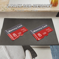 Carte mémoire TF haute vitesse 8 Go UHS-I C10 A1 avec adaptateur pour tablette, téléphone portable, appareil photo, autoradio, console de jeu