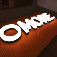 Letrero Luminoso Personalizado con Letras de Diamantes y LED, Letrero de Canal con Letras Iluminadas en 3D para Publicidad en Interiores/Exteriores, Centros Comerciales, Boutiques, Hoteles, KTV
