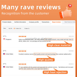 Película de tinte de ventana de cerámica Nano negra Rechazo UV Protección DE PRIVACIDAD solar Película PET para ventana de coche - Product Image 4