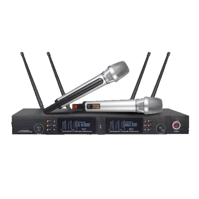 Professional Wireless Karaoke Microphone for Stage Conference School Multi Use with Bluetooth Rechargeable HD Sound
