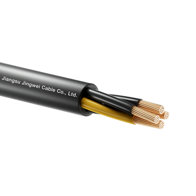 Durable Rubber Waterproof round Wire Pure Copper Submersible Pump Control Cable Power Cables