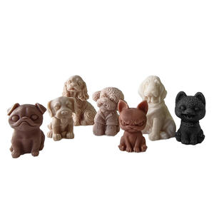 गुस्से पिल्ला सिलिकॉन मोमबत्ती और गम ड्रॉप मोल्ड डिय हस्तनिर्मित केक उपकरण - Product Image 1