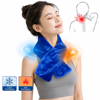 Compresse Chauffante Micro-ondable World-Bio pour le Cou et les Épaules – Réutilisable pour Soulager la Douleur