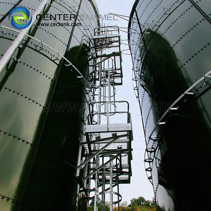 Biogas Anaerobik Digester dengan Pemegang Gas Membran/Produksi Gas dan Penyimpanan Gas Reaktor Terintegrasi