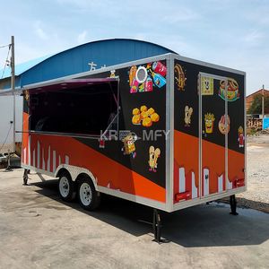 Remolque de Comida Móvil 2025, Bar Móvil, Restaurante Comercial con Cocina, Camión de Pizza, Barbacoa, Cerveza, Totalmente Equipado - Product Image 1