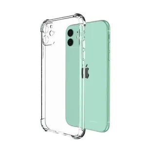 Para iPhone 15 funda 1,5 MM transparente a prueba de golpes suave TPU funda de teléfono móvil para iPhone 15 Pro Max 14 Plus 13 Mini 12