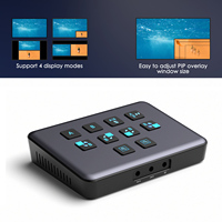 Tarjeta de Captura de Video HDMI a USB, USB 3.0, 4K, 1080P, Transmisión en Vivo, Grabación de Juegos, HDR, 2x HDMI