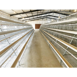 एक फ्रेम चिकन परत पिंजरे गैल्वेनाइज्ड स्टील पोल्ट्री बैटरी पिंजरे - Product Image 2