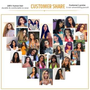 Amygirl Indian Hair Remy 10A Unprocessed Virgin Human Hair Extension Double Drawn Single Weft Loose Wave Bundles Micro-Link 100g - Product Image 6