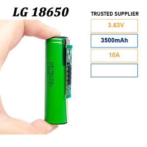 Batería de Iones de Litio Cilíndrica <span class=keywords><strong>LG</strong></span> <span class=keywords><strong>18650</strong></span> de 3.63V 3500mAh 10A de Alta Descarga para Vaporizador, Dron, Control Remoto, Juguete, Banco de Energía - Product Image 2