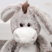Peluches âne suspendues, figurines d'animaux en peluche mignonnes, jouets en peluche doux, poupées pour machine à griffes, cadeaux parfaits pour anniversaires et fêtes