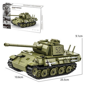 Wange 4517 Tanque Panther, Modelo de Equipo de Construcción, Bloques de Plástico para Niños, Juego de Juguetes Educativos - Product Image 4