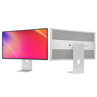 Moniteur de bureau KUYCON G32P 32 pouces 5K IPS, écran entièrement laminé, entièrement en alliage d'aluminium, réglage en hauteur, affichage professionnel 10 bits pour designers