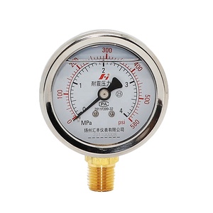 63mm LNG Bourden Tube 4 <span class=keywords><strong>MPA</strong></span> 580 <span class=keywords><strong>psi</strong></span> Medidor de presión lleno de aceite Montaje trasero - Product Image 4