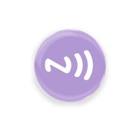 ملصقات NFC دائرية مضادة للمعادن ومقاومة للماء لوسائل التواصل الاجتماعي للهواتف المحمولة