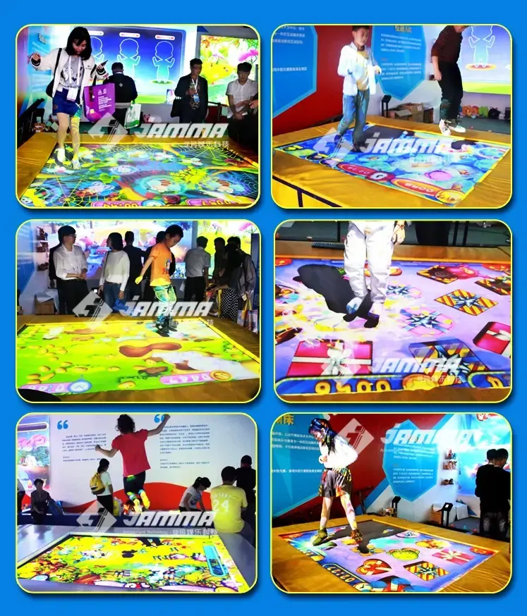 Interactive Children's Park Projector System Dance And Kids Games For Advertising Equipment