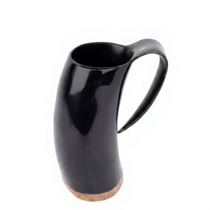 Tasse en corne faite à la main, réutilisable, pour la maison, la cuisine, le restaurant, l'hôtel, le café, le bar et les fêtes - Product Image 1