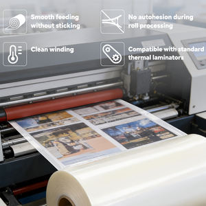 Film de plastification thermique PET <span class=keywords><strong>A3</strong></span> personnalisé, largeur 12,5 pouces, film de plastification EVA mat brillant - Product Image 4