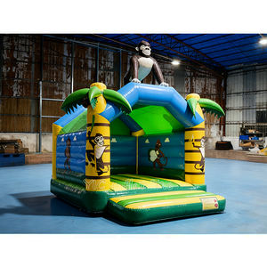 Castillo Inflable Comercial con Diseño de Gorila de la Selva, Casa de Brinco 3D con Temática de Mono, Brincolín de PVC para Alquiler en Fiestas Infantiles - Product Image 2