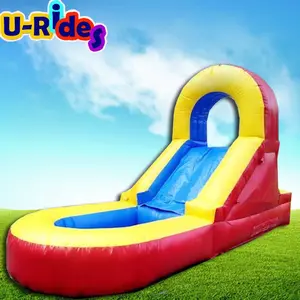 Water spray 5 meter long single inflatable water slide For Home backyard Kids Fun With pool