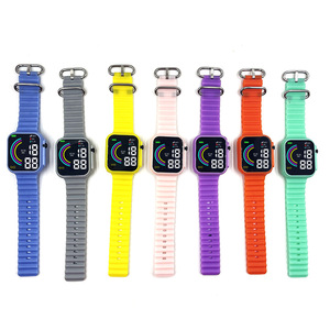 นาฬิกาข้อมือสำหรับผู้ชาย, นาฬิกาดิจิทัลกันน้ำทันสมัยหน้าจอสัมผัสทัชสกรีนสำหรับเด็ก - Product Image 2