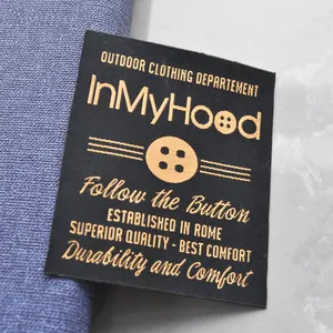 Grs tùy chỉnh thực hiện vải nhãn cho trẻ em quần áo thẻ và nhãn cho áo phông Logo kết thúc gấp may dệt dệt thẻ - Product Image 2