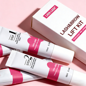 <span class=keywords><strong>Kit</strong></span> de lifting des cils et des sourcils LAVA LASH Vegan Cream, crème à la cystéamine pour le lifting des cils - Product Image 1