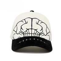 Casquette de baseball en velours côtelé bicolore avec logo personnalisé, visière incurvée vintage, style Dad Hat, idéale pour le streetwear et les sports de plein air – Meilleures ventes