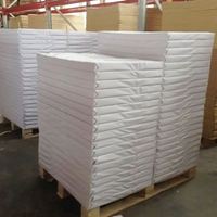Feuille A4 personnalisée 60g papier blanc CCK sans bois imprimante jet d'encre et laser étiquette 55g autocollant adhésif