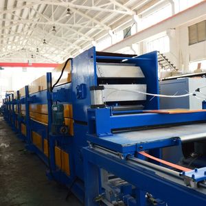 Giá tốt và chất lượng cao không liên tục PU cắt cửa nhà để xe bánh sandwich bảng điều chỉnh dây chuyền sản xuất - Product Image 2