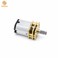 Fabrikneuer Bürsten-Gleichstrom-Metallgetriebemotor 12mm mit hohem Drehmoment und geringem Geräuschpegel für Spielzeugautos & Ventilatoren