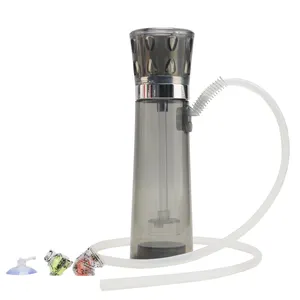 Wholesale Portable Hookah LED Light Shisha Accessories Acrylic Hookah Cup Disposable Hookah Set