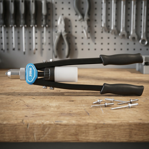 Máquina Remachadora Neumática y Mecánica de Doble Palanca FERVI con Remaches de 3.2-6.4 mm, Ligera (1.12 kg) para la Industria de la Construcción - Product Image 3